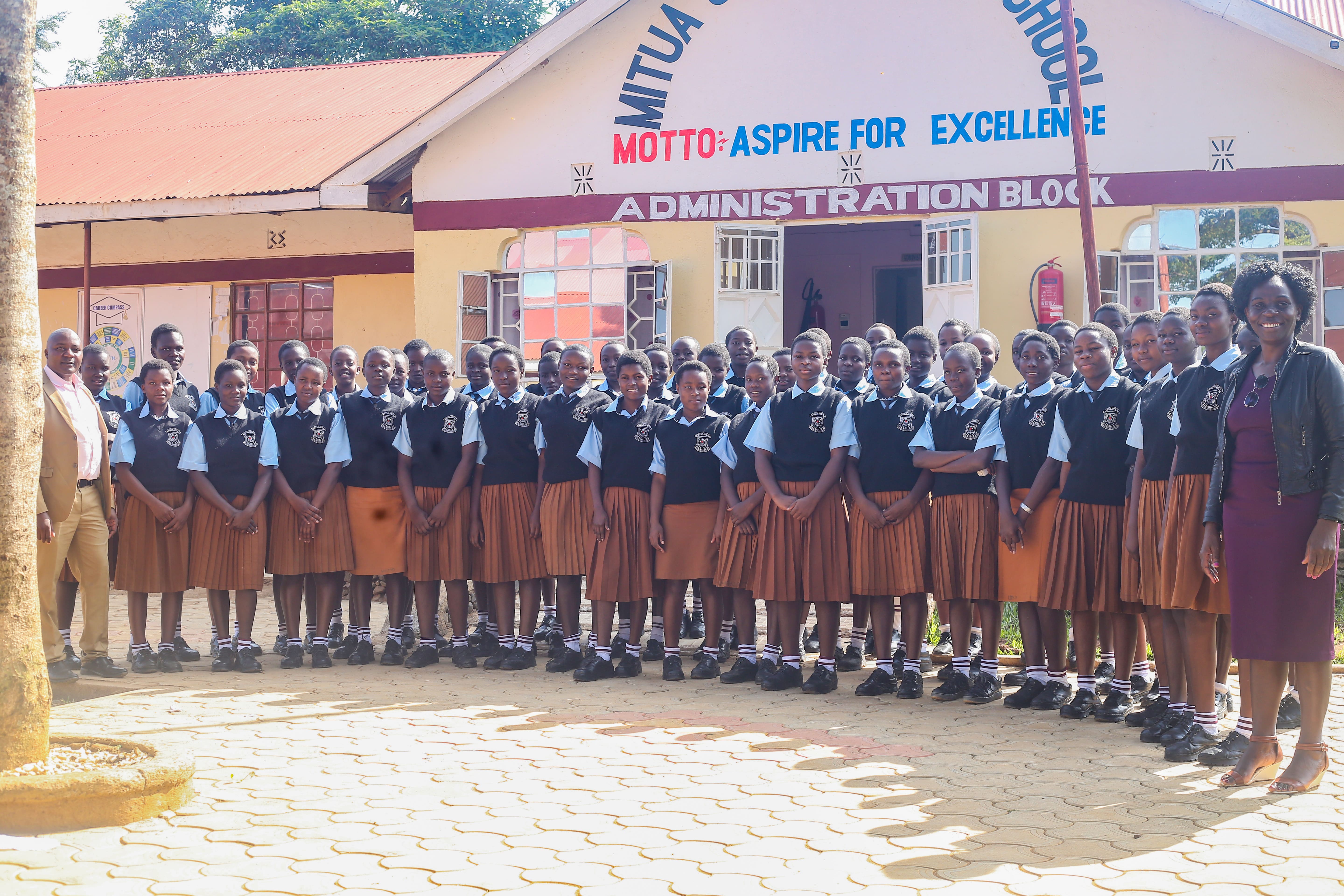 Mitua Girls Secondary School Entire Prefect Body Group Photo