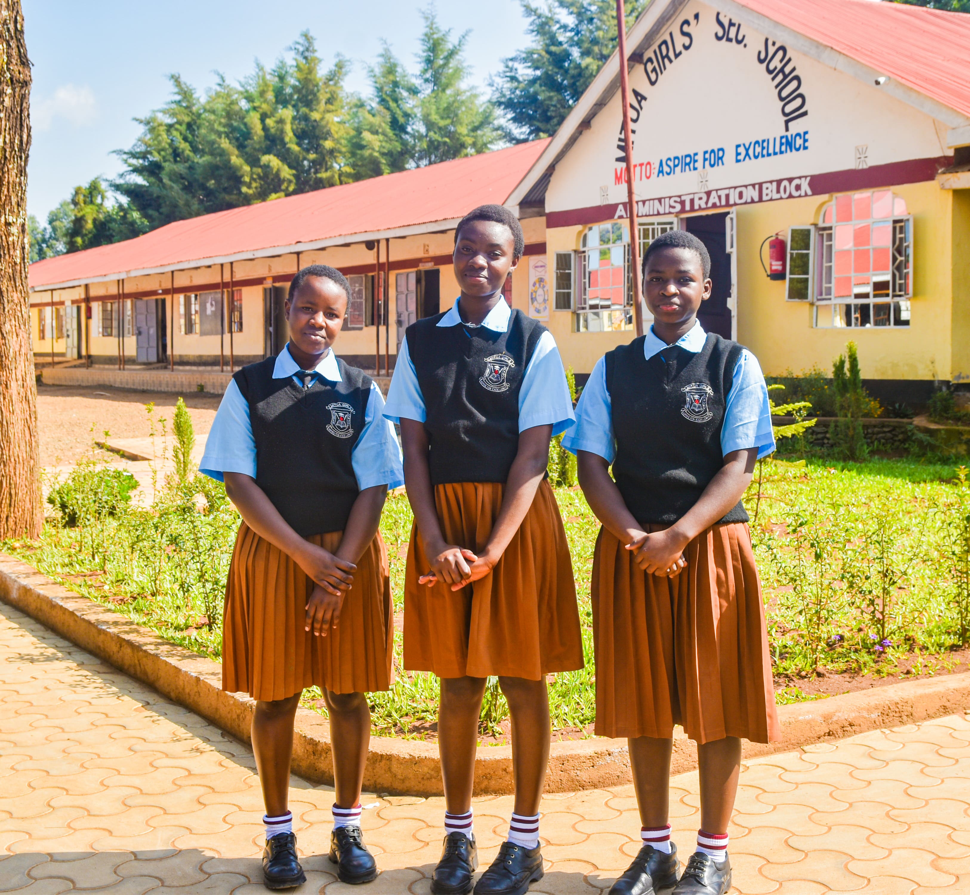 Mitua Girls Secondary School Senior Prefects Group Photo
