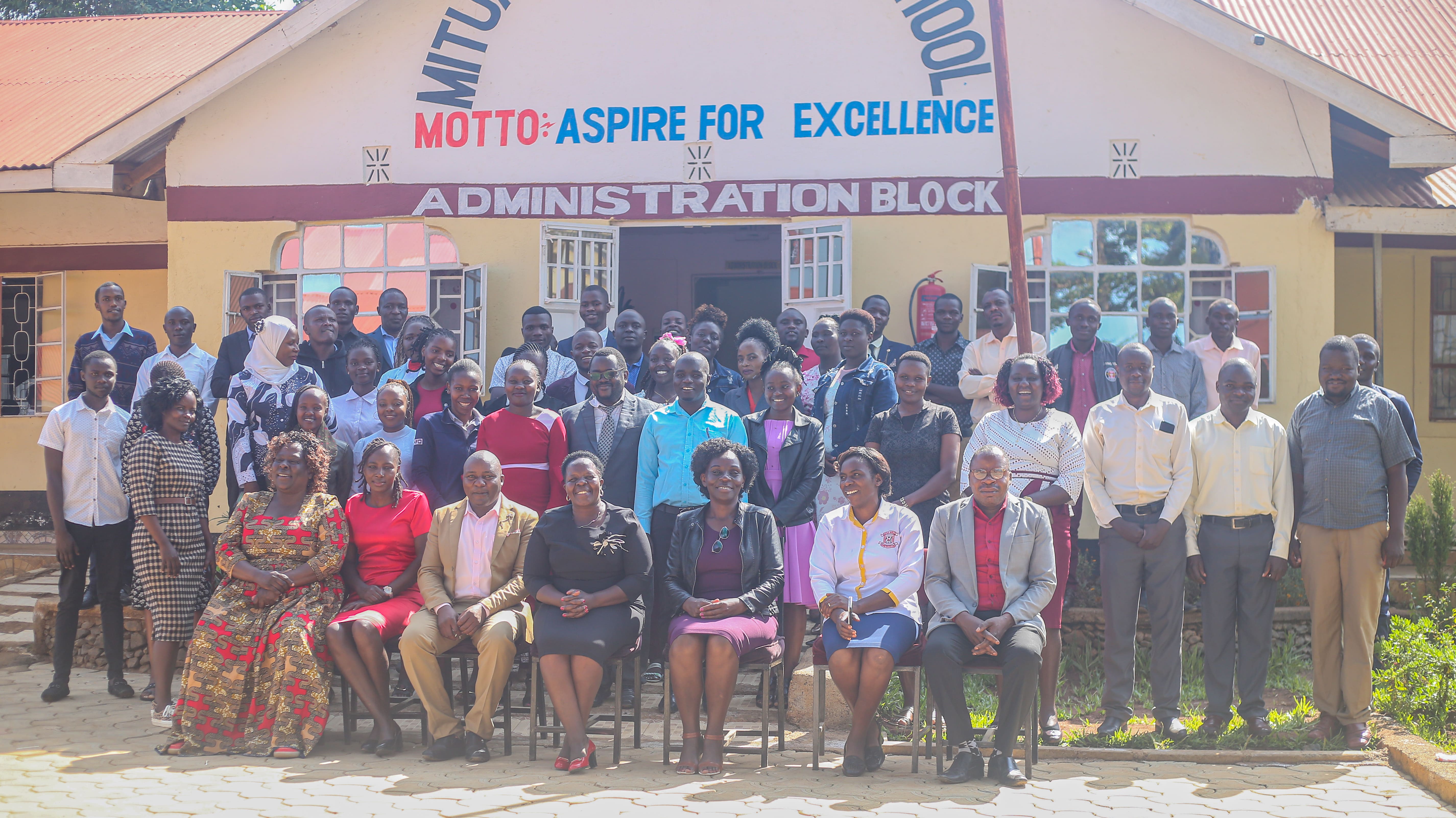 Group photo of Mitua Girls Secondary School Teaching Staff
